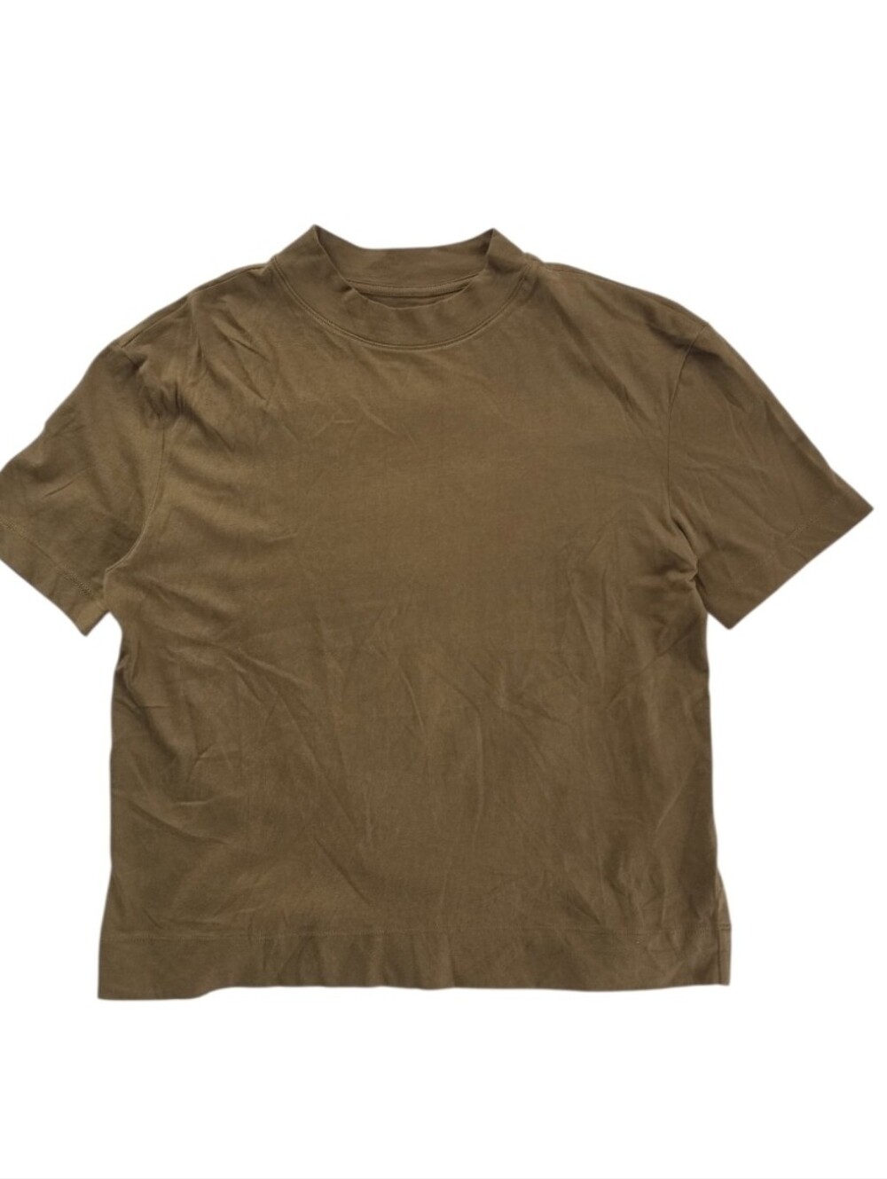 Everlane 100% Organic Cotton Short Sleeve Crewneck Tee in Olive